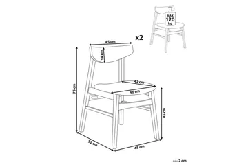 Matstol Light grey - Møbler - Stoler & lenestoler - Spisestuestoler & kjøkkenstoler