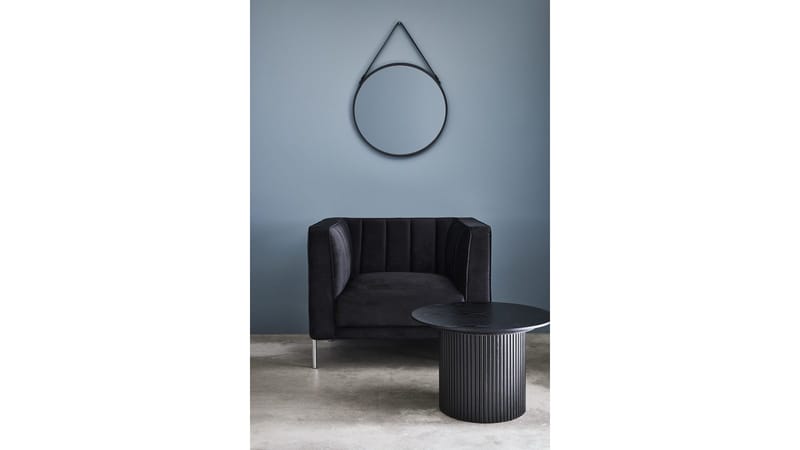 Mehara lenestol i fløyel - Svart - Møbler - Stoler & lenestoler - Lenestoler