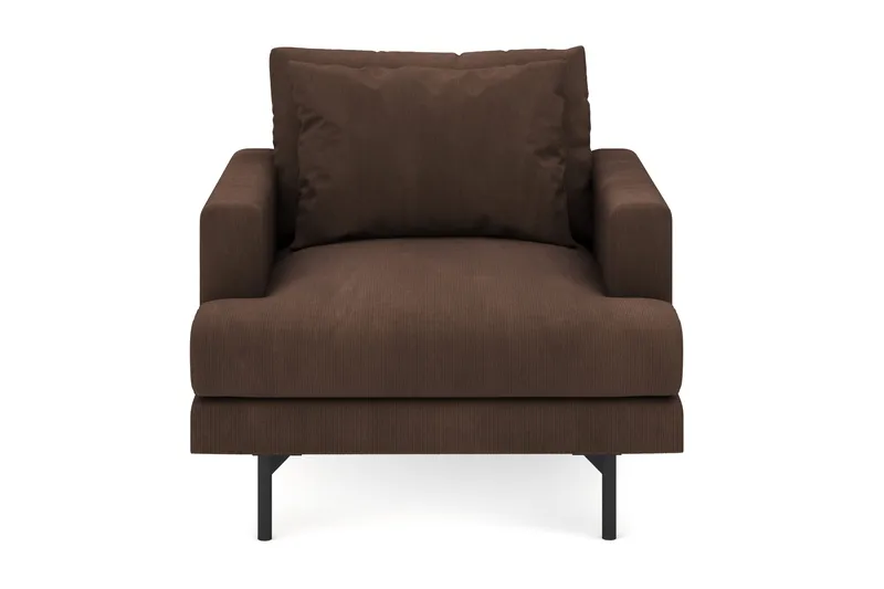 Menard Stor Lenestol Manchester - Brun - Møbler - Stoler & lenestoler - Lenestoler