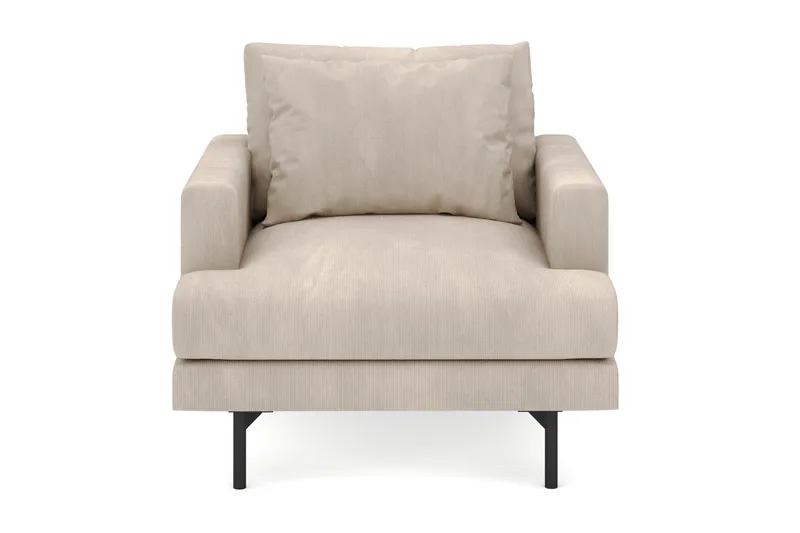 Menard Stor Lenestol Manchester - Greige - Møbler - Stoler & lenestoler - Lenestoler