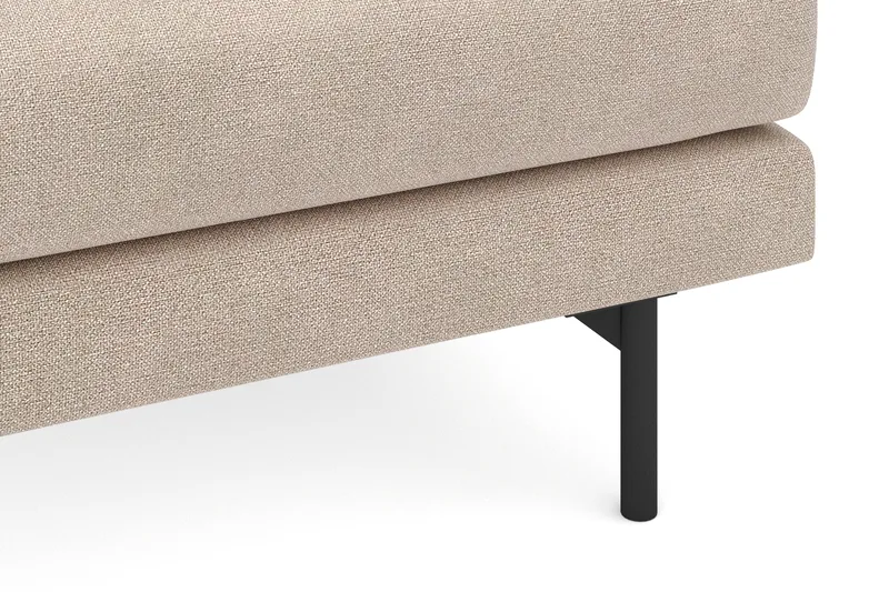 Menard Stor Lenestol Stoff - Beige - Møbler - Stoler & lenestoler - Lenestoler