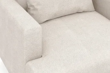 Menard Stor Lenestol Stoff - Beige - Møbler - Stoler & lenestoler - Lenestoler