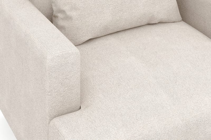Menard Stor Lenestol Stoff - Beige - Møbler - Stoler & lenestoler - Lenestoler