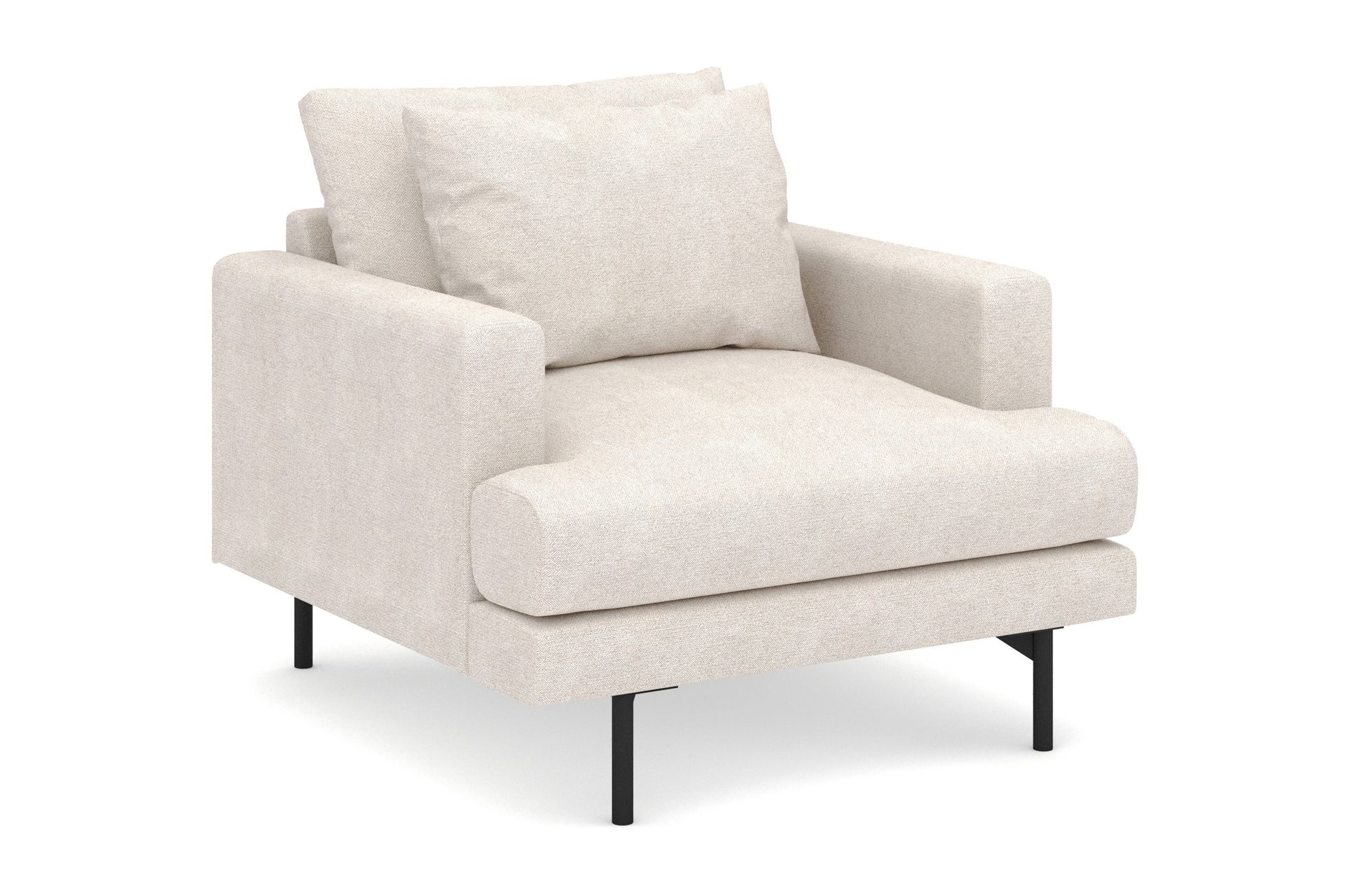 Menard Stor Lenestol Stoff - Beige