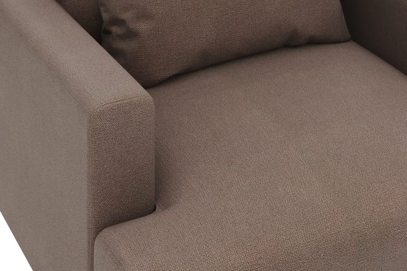Menard Stor Lenestol Stoff - Brun - Møbler - Stoler & lenestoler - Lenestoler