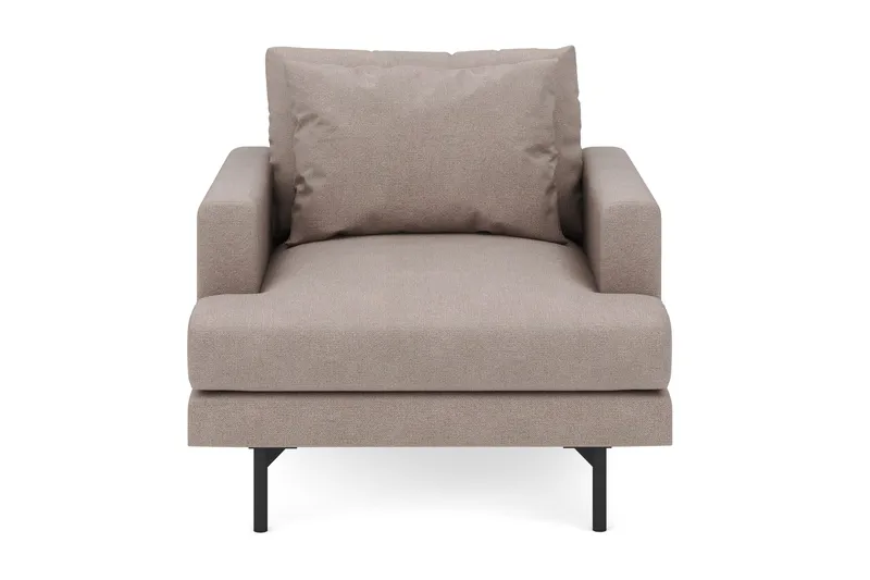 Menard Stor Lenestol Stoff - Brun - Møbler - Stoler & lenestoler - Lenestoler