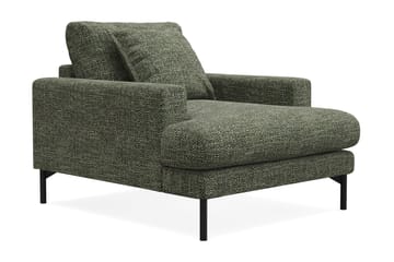 Menard Premium lenestol i chenille - Grønn - Møbler - Stoler & lenestoler - Lenestoler