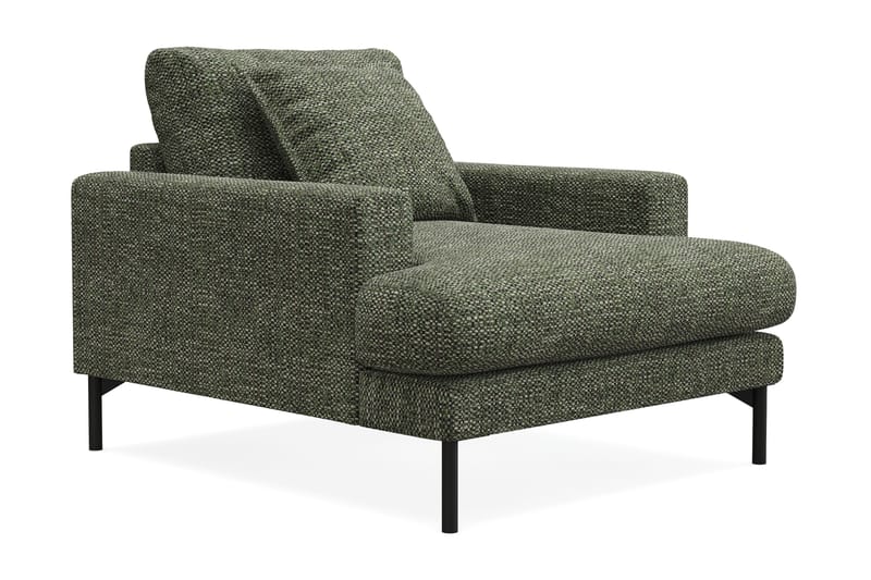 Menard Premium lenestol i chenille - Grønn - Møbler - Stoler & lenestoler - Lenestoler