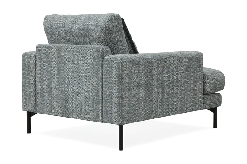 Menard Premium Lænestol i Chenille - Grå/Blå - Møbler - Stoler & lenestoler - Lenestoler