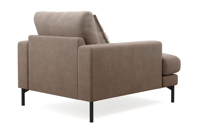 Menard Premium lenestol i stoff - Brun - Møbler - Stoler & lenestoler - Lenestoler
