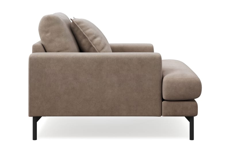 Menard Premium lenestol i stoff - Brun - Møbler - Stoler & lenestoler - Lenestoler