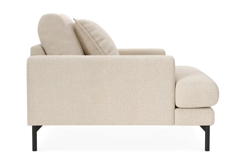 Menard Premium Lænestol i Chenille - Lys Beige - Møbler - Stoler & lenestoler - Lenestoler