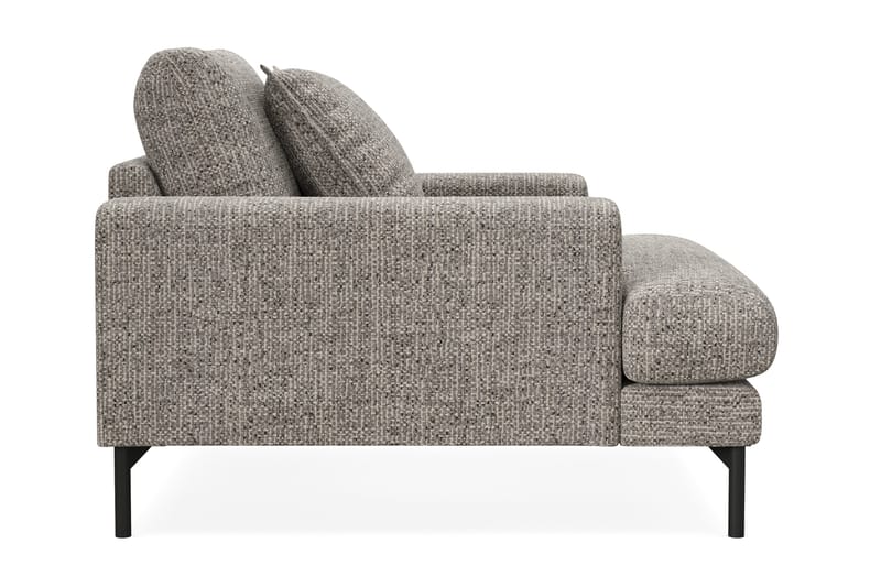 Menard Premium Lænestol i Chenille - Grå - Møbler - Stoler & lenestoler - Lenestoler