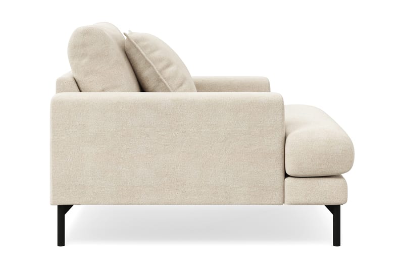 Menard Premium lenestol i chenille - Beige - Møbler - Stoler & lenestoler - Lenestoler
