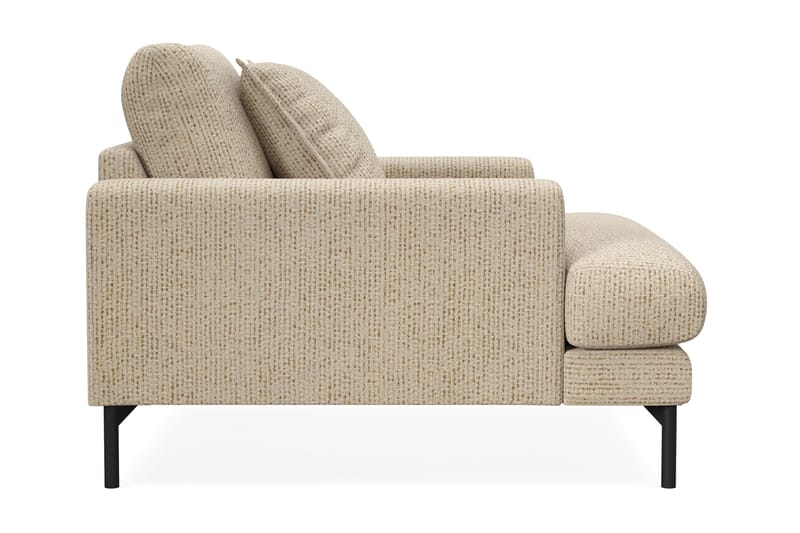 Menard Premium Lænestol i Chenille - Beige - Møbler - Stoler & lenestoler - Lenestoler