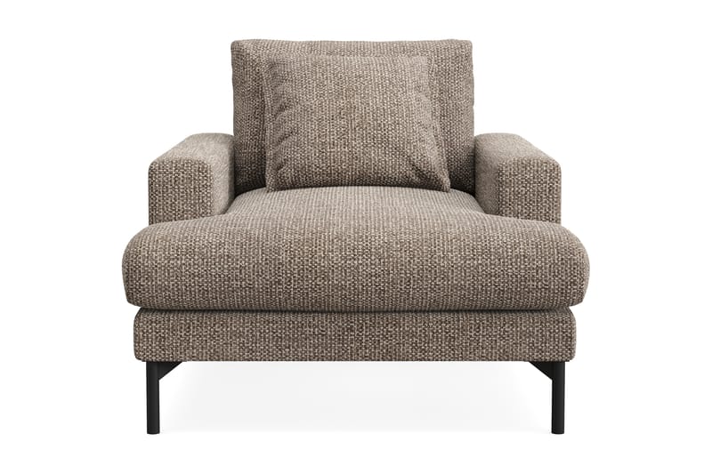 Menard Premium Lænestol i Chenille - Brun - Møbler - Stoler & lenestoler - Lenestoler