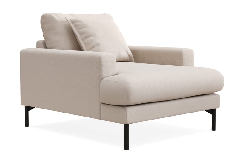 Menard Premium Lænestol i Bouclé - Lys Beige - Møbler - Stoler & lenestoler - Lenestoler