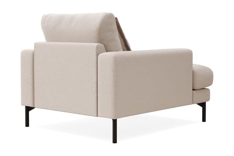 Menard Premium Lænestol i Bouclé - Lys Beige - Møbler - Stoler & lenestoler - Lenestoler