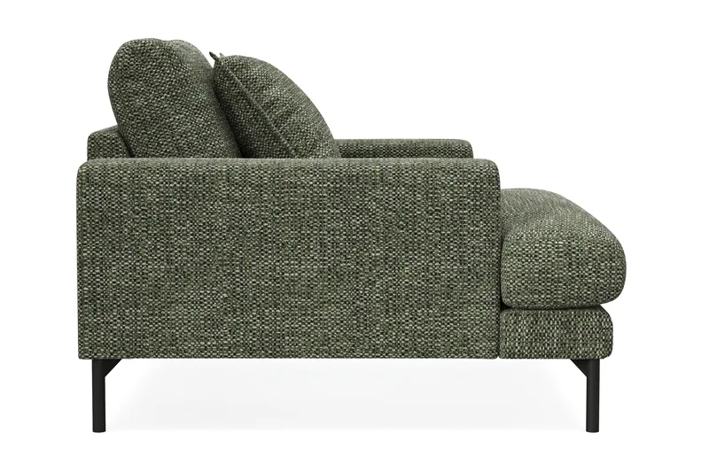 Menard Premium Lænestol i Chenille - Grøn - Møbler - Stoler & lenestoler - Lenestoler