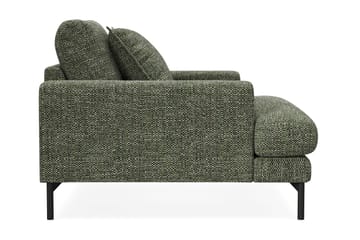 Menard Premium lenestol i chenille - Grønn - Møbler - Stoler & lenestoler - Lenestoler