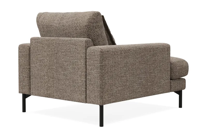 Menard Premium Lænestol i Chenille - Brun - Møbler - Stoler & lenestoler - Lenestoler