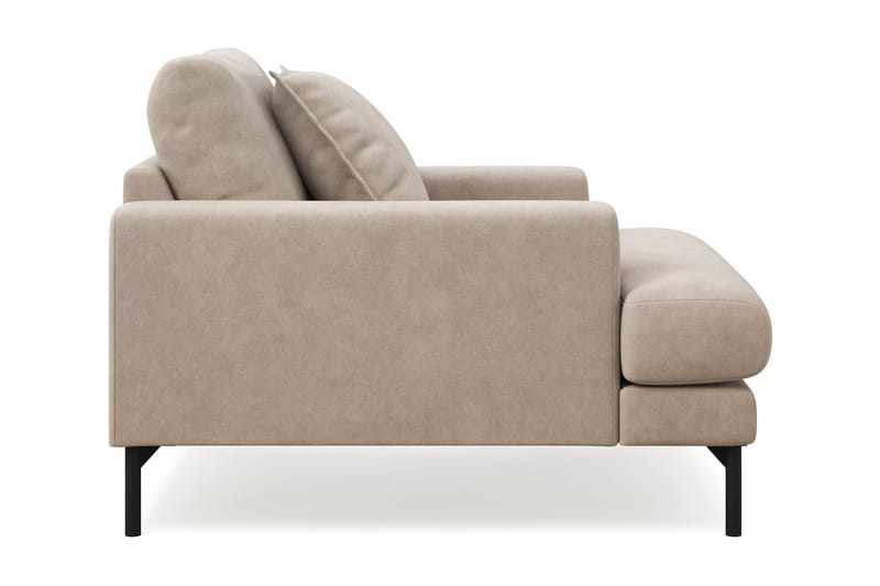 Menard Premium lenestol i stoff - Beige - Møbler - Stoler & lenestoler - Lenestoler