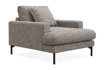 Menard Premium lenestol i chenille - Grå - Møbler - Stoler & lenestoler - Lenestoler