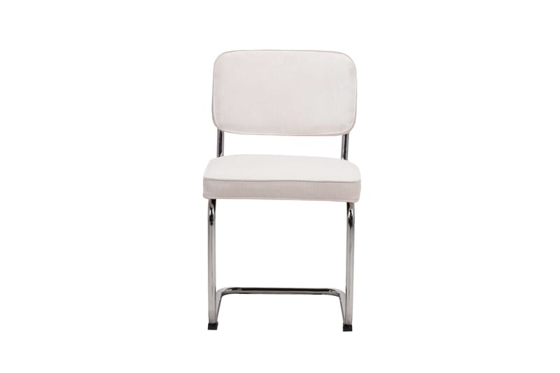 Milva Spisestol - Beige/Krom - Møbler - Stoler & lenestoler - Spisestuestoler & kjøkkenstoler