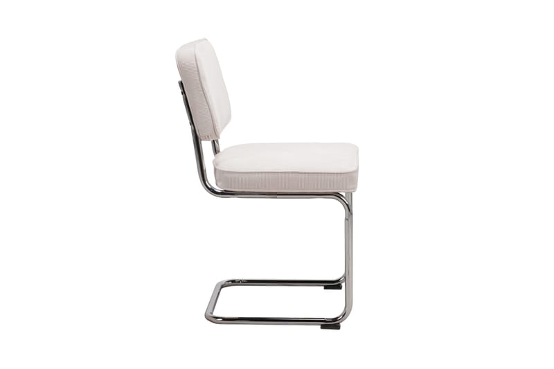 Milva Spisestol - Beige/Krom - Møbler - Stoler & lenestoler - Spisestuestoler & kjøkkenstoler