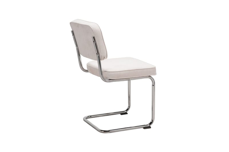 Milva Spisestol - Beige/Krom - Møbler - Stoler & lenestoler - Spisestuestoler & kjøkkenstoler