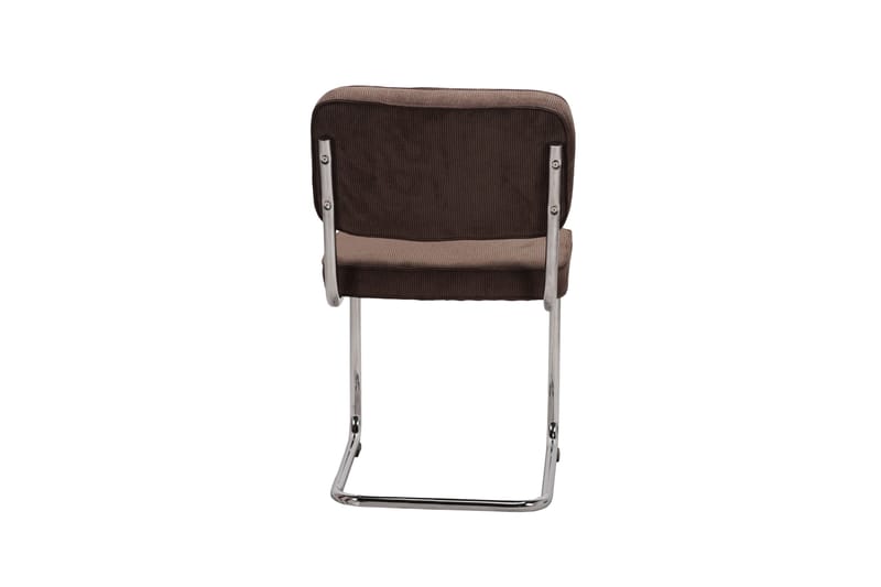 Milva Spisestol - Brun/Krom - Møbler - Stoler & lenestoler - Spisestuestoler & kjøkkenstoler