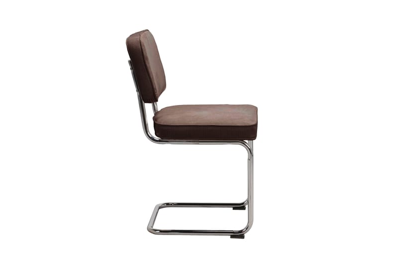 Milva Spisestol - Brun/Krom - Møbler - Stoler & lenestoler - Spisestuestoler & kjøkkenstoler