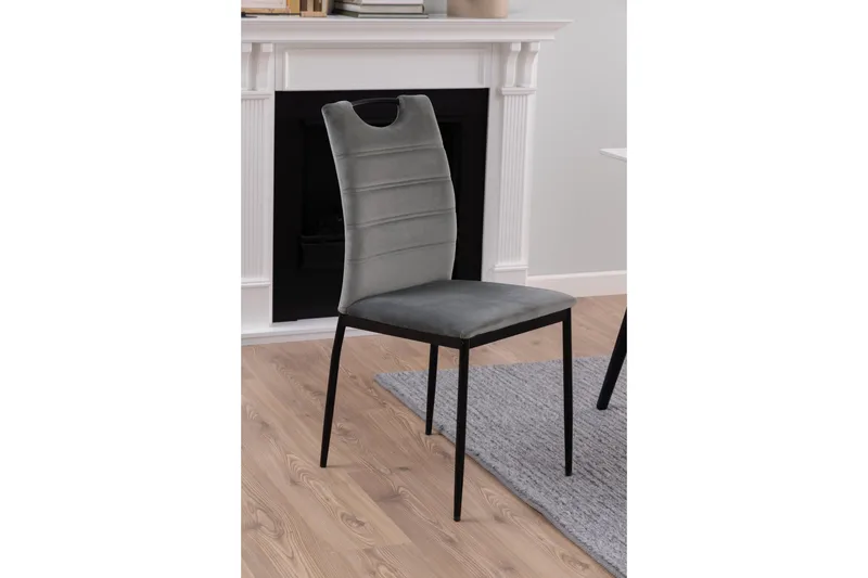Minneter Spisestol - Grå - Møbler - Stoler & lenestoler - Spisestuestoler & kjøkkenstoler