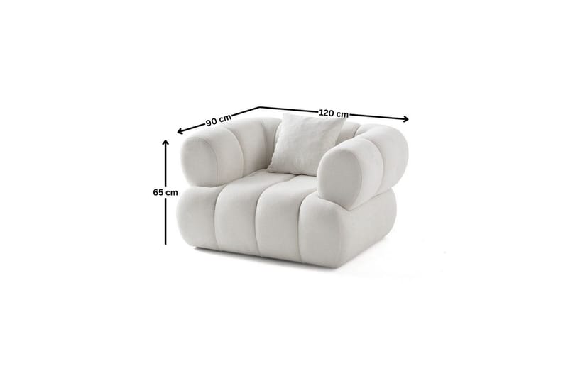 Mississauga Lenestol - Hvit - Møbler - Stoler & lenestoler - Lenestoler