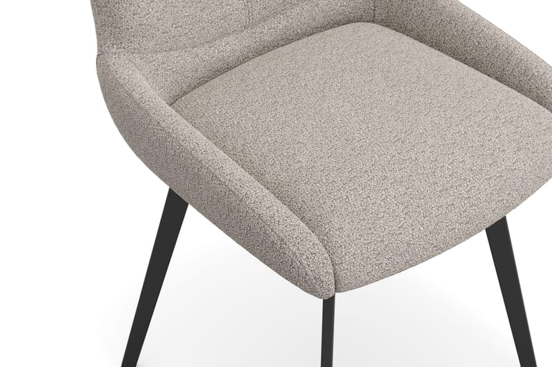Mora Spisestol & Kjøkkenstol med Snurrefunksjon Kledd i Stoff - Beige - Møbler - Stoler & lenestoler - Spisestuestoler & kjøkkenstoler