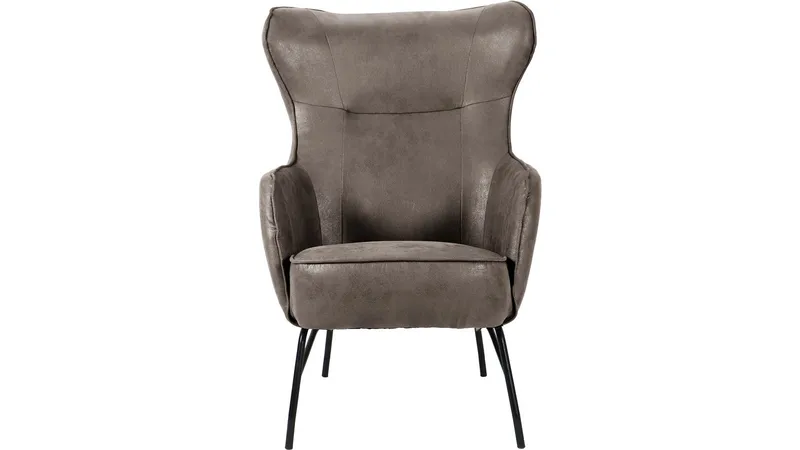 Morvella lenestol - Grå - Møbler - Stoler & lenestoler - Lenestoler - Ørelappstol