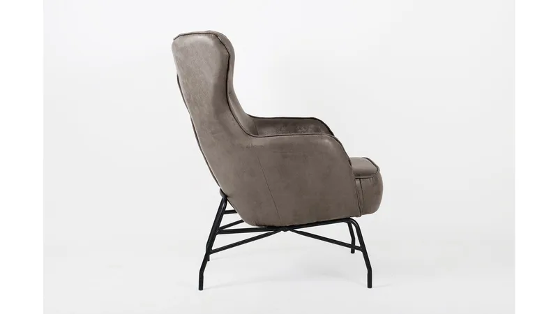 Morvella lenestol - Grå - Møbler - Stoler & lenestoler - Lenestoler - Ørelappstol