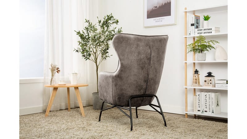 Morvella lenestol - Grå - Møbler - Stoler & lenestoler - Lenestoler