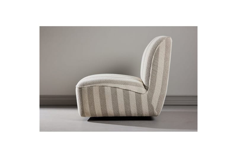 My Moderne Lenestol i Bouclé - Beige - Møbler - Stoler & lenestoler - Lenestoler