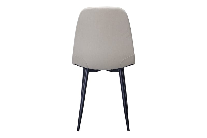 Nibe Spisestol - Beige/Svarte Metallben - Møbler - Stoler & lenestoler - Spisestuestoler & kjøkkenstoler
