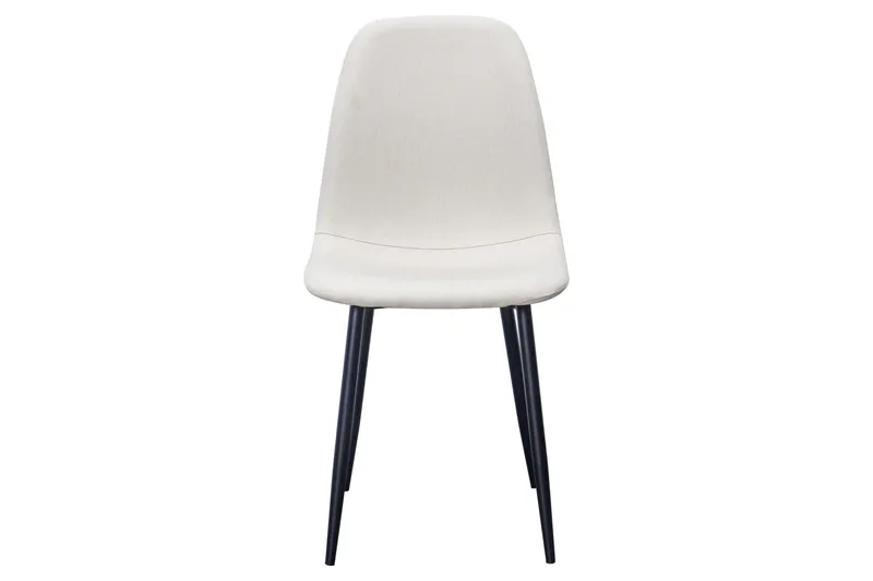 Nibe Spisestol - Beige/Svarte Metallben - Møbler - Stoler & lenestoler - Spisestuestoler & kjøkkenstoler