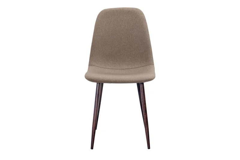 Nibe Spisestol - Brun/Metallben Valnøtt - Møbler - Stoler & lenestoler - Spisestuestoler & kjøkkenstoler