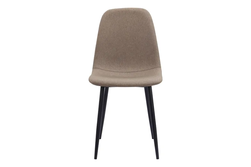 Nibe Spisestol - Brun/Svarte Metallben - Møbler - Stoler & lenestoler - Spisestuestoler & kjøkkenstoler
