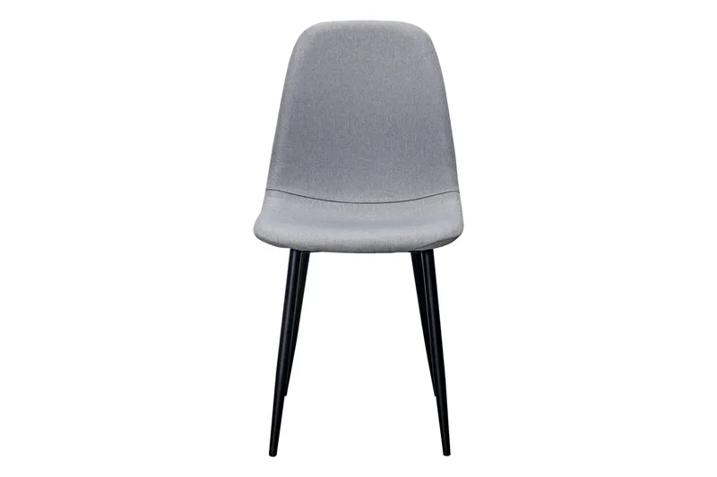 Nibe Spisestol - Grå/Svarte Metallben - Møbler - Stoler & lenestoler - Spisestuestoler & kjøkkenstoler