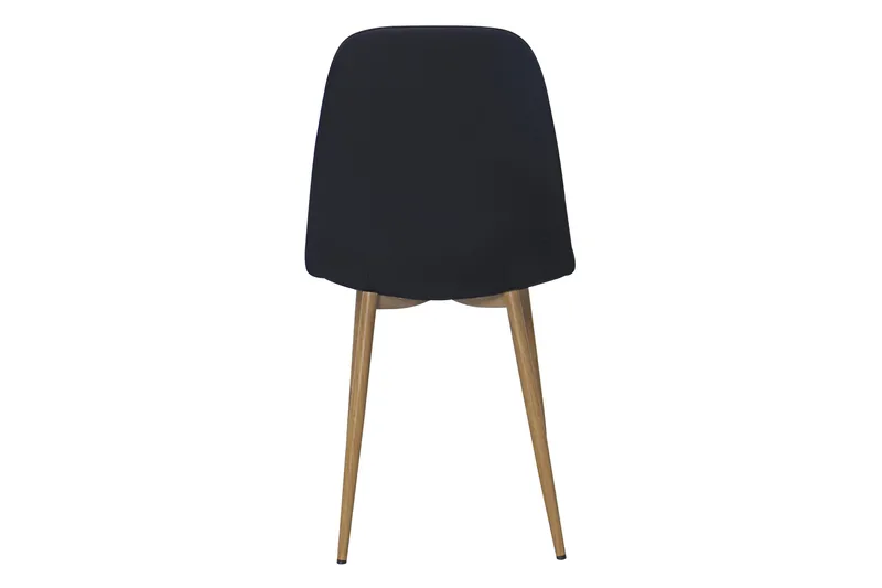 Nibe Spisestol - Svart/Metallben Eik - Møbler - Stoler & lenestoler - Spisestuestoler & kjøkkenstoler