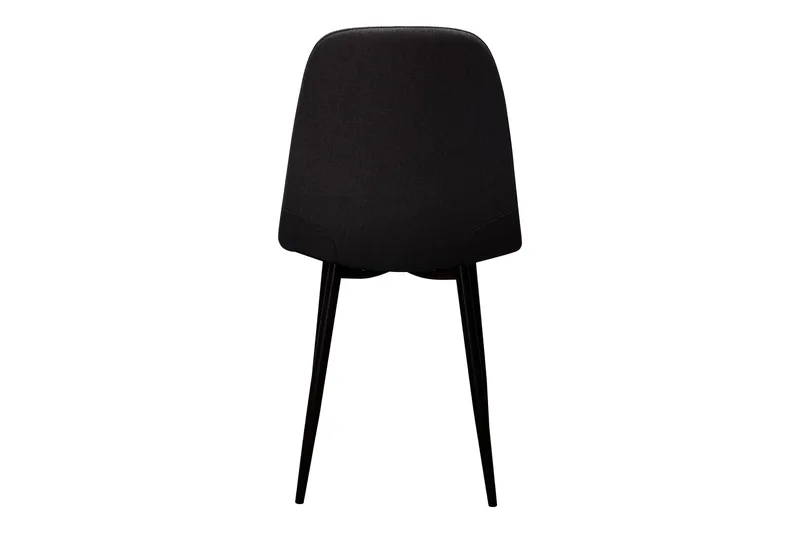Nibe Spisestol - Svart/Svarte Metallben - Møbler - Stoler & lenestoler - Spisestuestoler & kjøkkenstoler