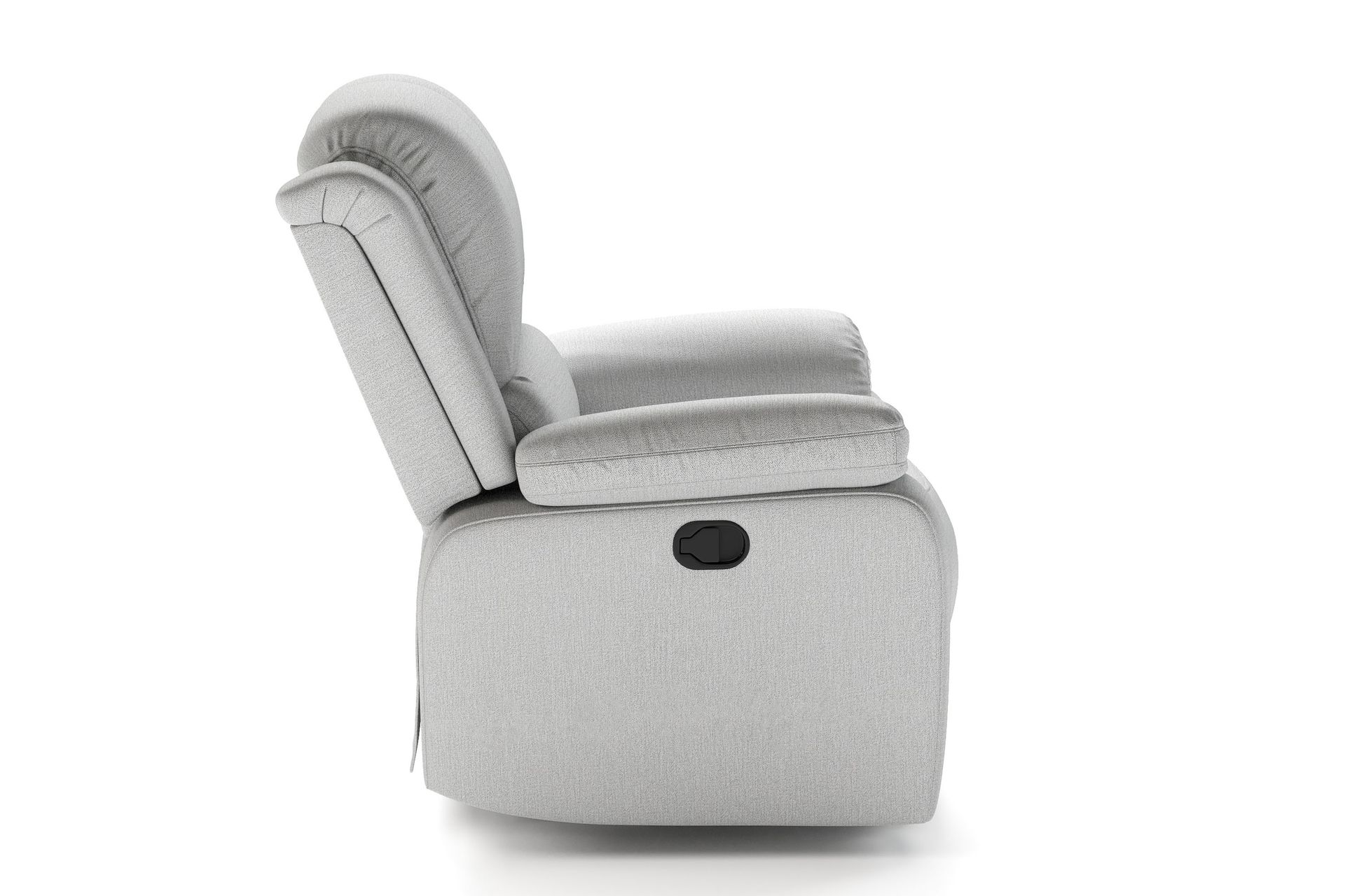 Norbo Recliner Lenestol Kinolenestol - Fällbar lenestol i stoff - Hvilelenestol - Lysegrå - Møbler - Stoler & lenestoler - Lenestoler - Recliner & kinostol