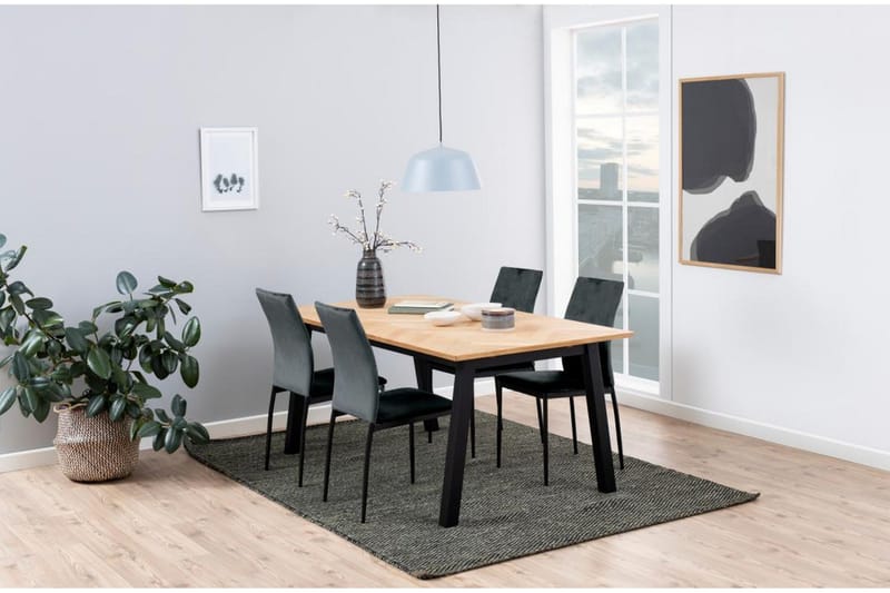 Oakton Spisestol - Grå - Møbler - Stoler & lenestoler - Spisestuestoler & kjøkkenstoler