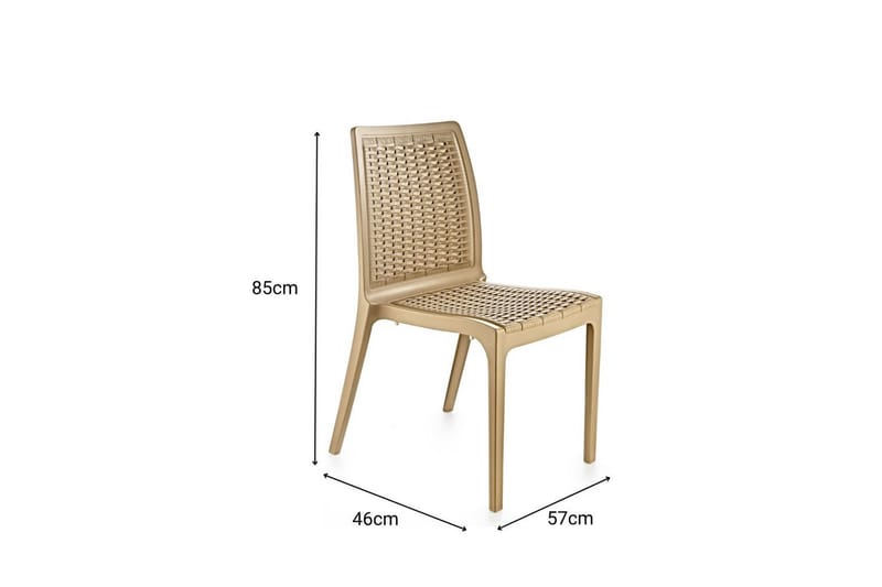 Omber Spisestol - Beige - Møbler - Stoler & lenestoler - Spisestuestoler & kjøkkenstoler