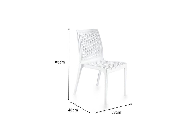 Omber Spisestol - Hvit - Møbler - Stoler & lenestoler - Spisestuestoler & kjøkkenstoler